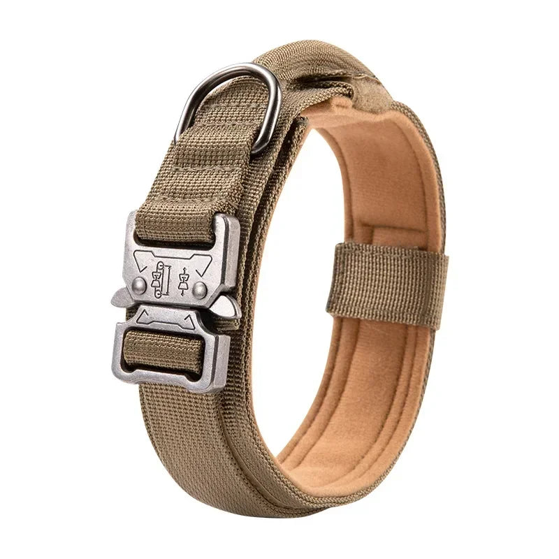 Outdoor Sports Style Tactical Dog Collar Usable Collar For Medium To Large Dogs With Traction Capability for Dog Training Auralis