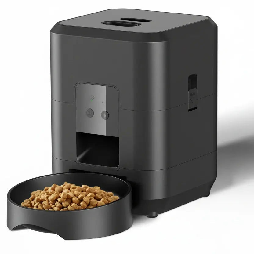 Distributeur de croquettes programmable pour chats et chiens Auralis-Velourstyle