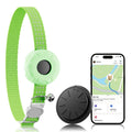 GPS Tracker, Waterproof Pet Tracker for Cats, Cat GPS Tracker Collar with Safety Elastic Buckle (Only iOS), No Monthly Fee Auralis