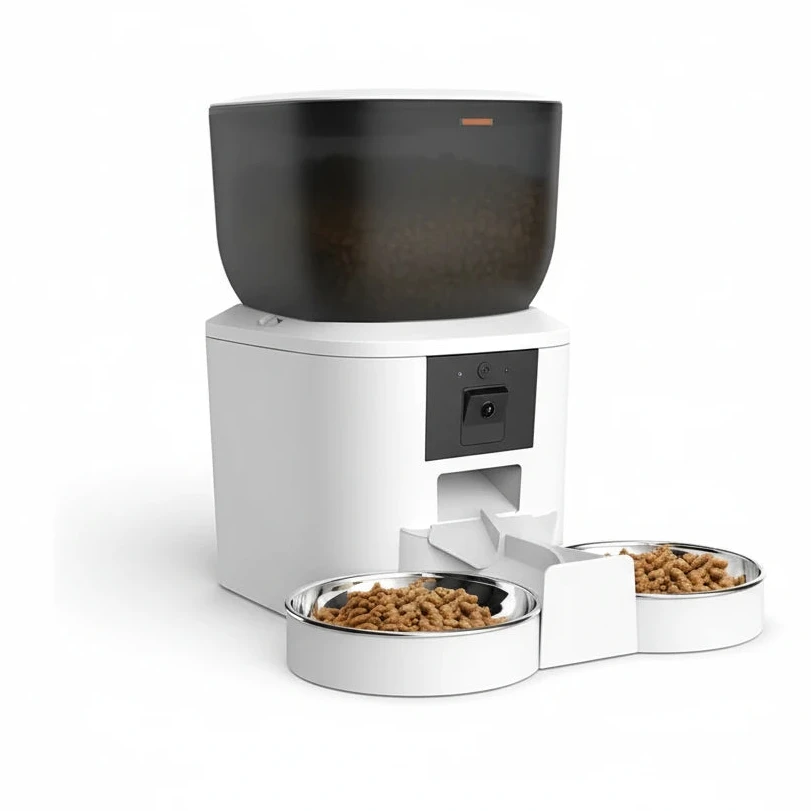 Automatic Dog Feeders with Camera 1080P HD 5G WiFi Pet Feeder Tuya APP Control Automatic Cat Dog Food Dispenser Furpipi Auralis
