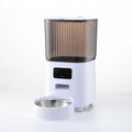5L Pet Feeder with Camera Automatic Cat Feeder Smart Dog Food Dispenser WiFi Timing Stainless Steel Feeding Bowl（No 5V 2A Plug） Auralis