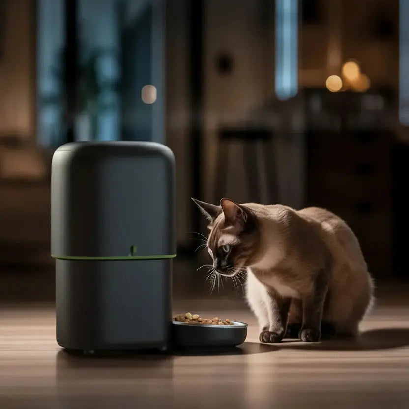 Distributeur de croquettes connecté avec caméra pour chat et chien Auralis